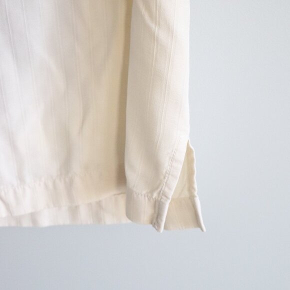 Tommy Bahama Mens Cream Sz S 100% Silk Buttoned Camp Collared Vacation Top - Picture 9 of 15